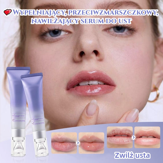 💕 Wypełniający, przeciwzmarszczkowy, nawilżający serum do ust - Efekt utrzymuje się cały dzień
