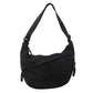 👜Nylonowa torba damska typu hobo w jednolitym kolorze