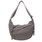 👜Nylonowa torba damska typu hobo w jednolitym kolorze