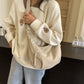 👜Nylonowa torba damska typu hobo w jednolitym kolorze