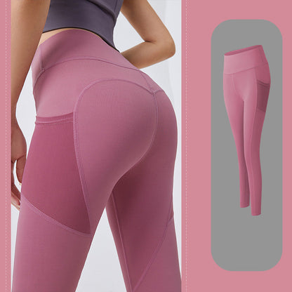 Damskie legginsy do jogi z wysokim stanem i kontrolą brzucha