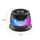 Magnetyczny mini głośnik Bluetooth z podświetleniem RGB