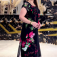 Eleganckie tiulowe sukienki w kwiaty dla kobiet