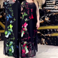 Eleganckie tiulowe sukienki w kwiaty dla kobiet