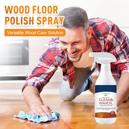 Środek do czyszczenia i polerowania podłóg drewnianych w sprayu