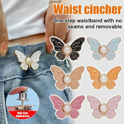 🦋Odpinana klamra regulacyjna w pasie z motylkiem