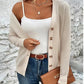 Damski sweter w jednolitym kolorze w stylu casualowym