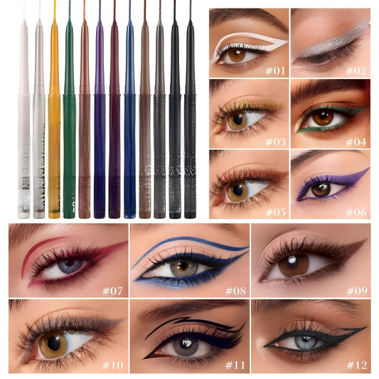 Niezwykle gładki wodoodporny eyeliner w kredce