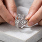 💍Regulowany pierścionek z celtyckim węzłem czarownicy – Wieczność, piękno i elegancja pozostają niezmienne