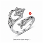 💍Regulowany pierścionek z celtyckim węzłem czarownicy – Wieczność, piękno i elegancja pozostają niezmienne