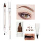 ✨Dwustronny pisak do makijażu 2 w 1 – kredka do brwi i eyeliner