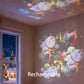 🌟 Dynamicznie Obracająca się Lampka Projekcyjna LED – Przenieś Magiczny Taniec Świateł do Swojego Domu