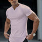 Casualowa koszulka sportowa dla mężczyzn w jednolitym kolorze