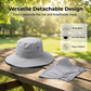 🧢 Przewiewna Czapka typu Fisherman z Odpinanym Daszkiem – Komfort i Styl na Każdą Pogodę!