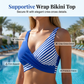 👙 Bikini w blokach kolorów S-3XL: stylowy i modelujący dwuczęściowy kostium kąpielowy