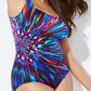 🏊‍♀️ (L-4XL) Damskie jednoczęściowe stroje kąpielowe z nadrukiem